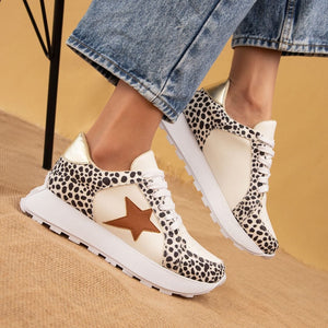 Smith Cute Animal Print Sneakers.