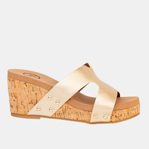 Allyson Cross Strap Wedge.