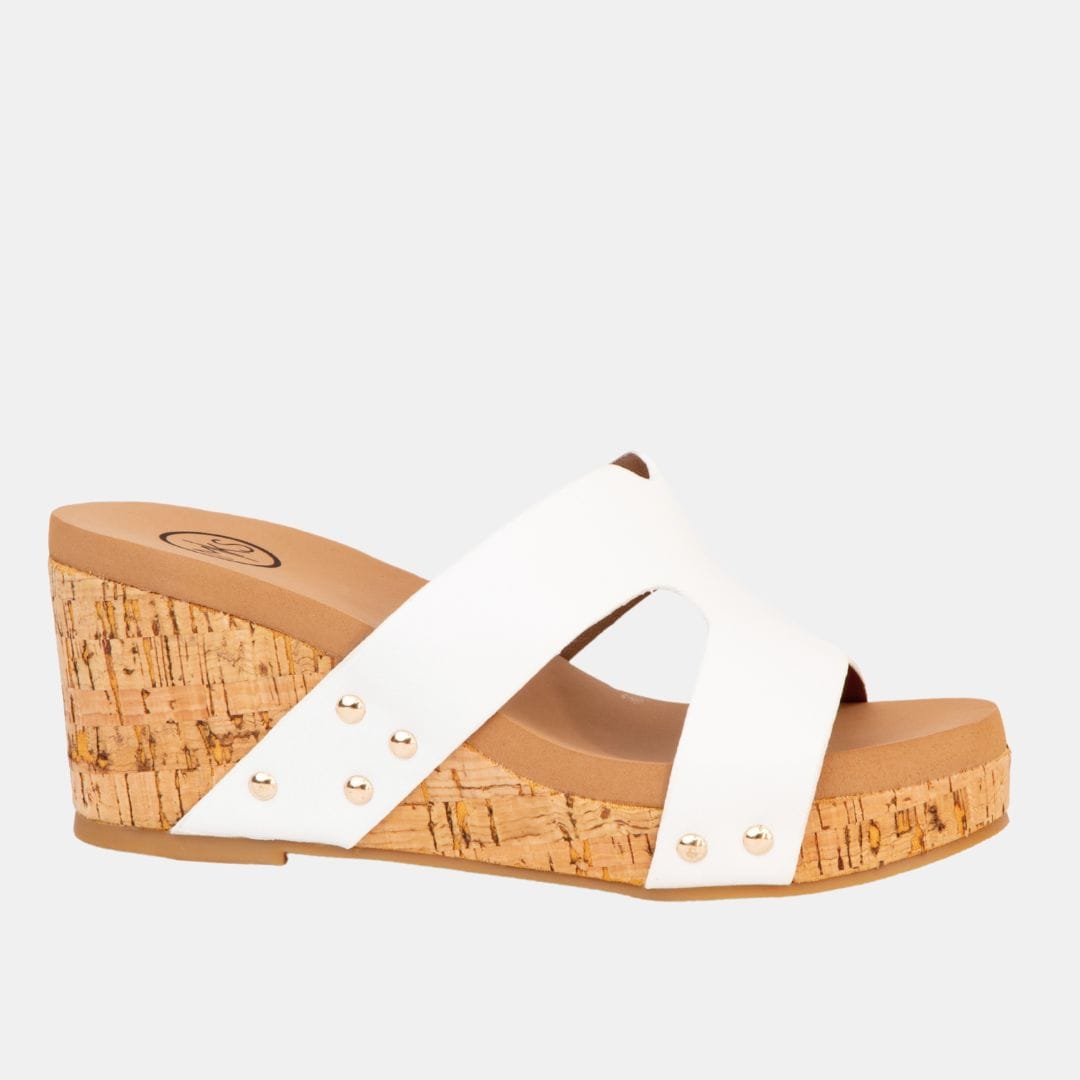 Allyson Cross Strap Wedge.