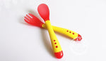 Mindful Yard Baby Bowl Utensil Set Yellow Child's Super Suction Non-Spill Bowl