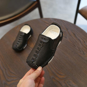 Mindful Yard Baby Boys Shoes Black / 10.5 Casual Fashion Leather Baby Boys Shoes