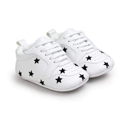 Mindful Yard Baby First Walkers Black Stars / 1 Baby First Walker Shoes - Special Deal
