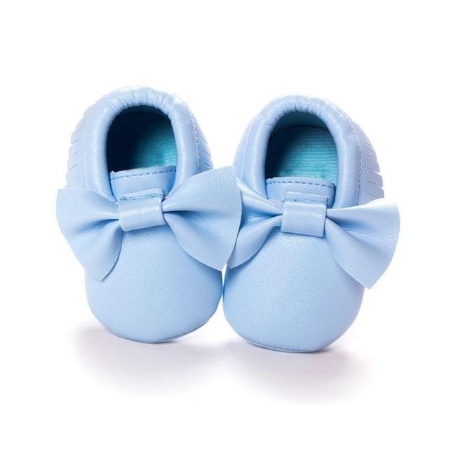 Mindful Yard Baby First Walkers Blue / 11 FREE Baby Bow Moccasins (Limited Edition)