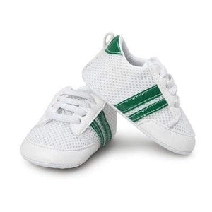 Mindful Yard Baby First Walkers Green Stripes / 1 Baby First Walker Shoes - Special Deal