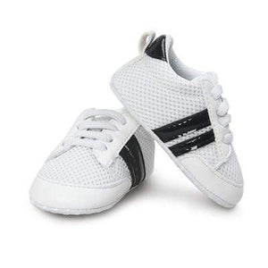 Mindful Yard Baby First Walkers Mesh Black Stripes / 1 Baby First Walker Shoes - Special Deal
