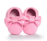 Mindful Yard Baby First Walkers Pink / 12 FREE Baby Bow Moccasins (Limited Edition)