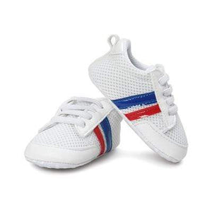 Mindful Yard Baby First Walkers Red/Blue Stripes / 1 Baby First Walker Shoes - Special Deal