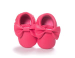 Mindful Yard Baby First Walkers Rose red / 11 FREE Baby Bow Moccasins (Limited Edition)