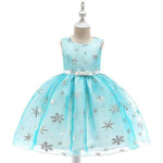 Mindful Yard Baby Girl Dresses Aqua Snow / 3T Beautiful Princess Girls Dresses