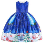 Mindful Yard Baby Girl Dresses Blue Snow / 3T Beautiful Princess Girls Dresses