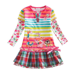 Mindful Yard Baby Girl Dresses Colorful Flower Animals / 8 Girls Toddler Princess Dresses