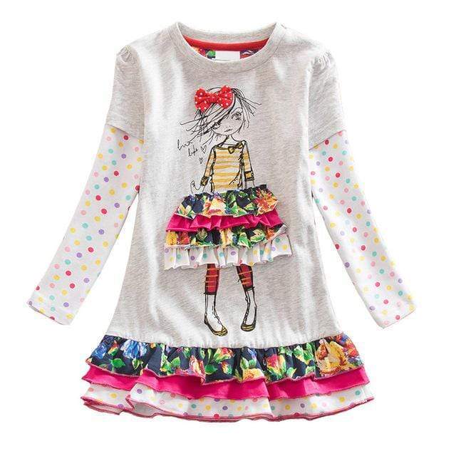 Mindful Yard Baby Girl Dresses Fashionable Girls Casual Flower Dresses