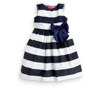 Mindful Yard Baby Girl Dresses Girl's Blue Striped Dress