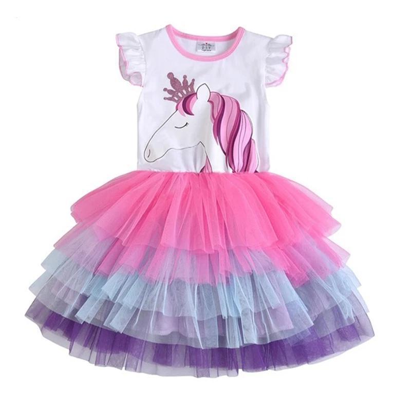 Mindful Yard Baby Girl Dresses Glamorous Princess Unicorn Tutu Dresses