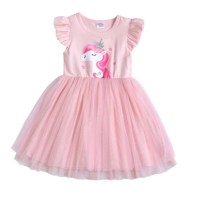 Mindful Yard Baby Girl Dresses Light Pink Unicorn / 3T Glamorous Princess Unicorn Tutu Dresses