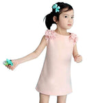 Mindful Yard Baby Girl Dresses Pink / 3T Girl's Sleeveless Flower Dress