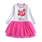 Mindful Yard Baby Girl Dresses PINK FLAMINGO / 2T Fashionable Girls Casual Flower Dresses