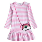 Mindful Yard Baby Girl Dresses Pink - Pocketbook / 7 Girls Toddler Princess Dresses