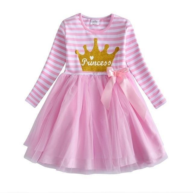 Mindful Yard Baby Girl Dresses PINK PRINCESS / 2T Fashionable Girls Casual Flower Dresses