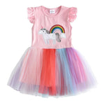Mindful Yard Baby Girl Dresses Rainbow Unicorn / 3T Glamorous Princess Unicorn Tutu Dresses