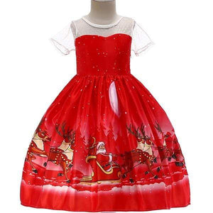 Mindful Yard Baby Girl Dresses Reindeer / 3T Beautiful Princess Girls Dresses
