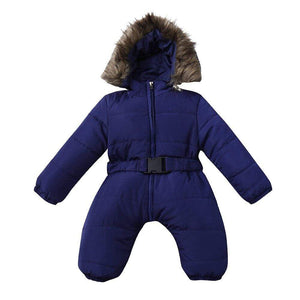 Mindful Yard Baby Snowsuit Blue / 3M Hooded Baby Snowsuit