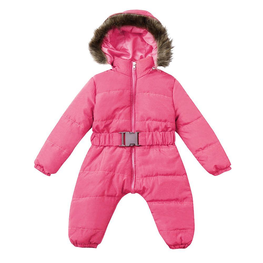 Mindful Yard Baby Snowsuit Hot Pink / 3M Hooded Baby Snowsuit
