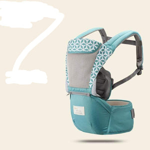 Fashionable Ergonomic Baby Carrier With Hipseat, and Sling Front - Mindful Yard