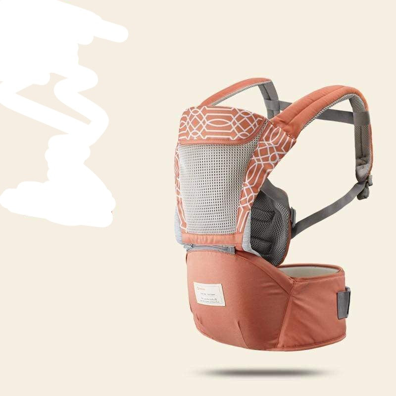 Fashionable Ergonomic Baby Carrier With Hipseat, and Sling Front - Mindful Yard