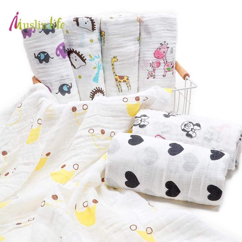 Soft Cotton Animal Baby Blankets - Mindful Yard
