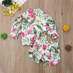 Cute Baby Girl Floral Print Clothing Set - Mindful Yard
