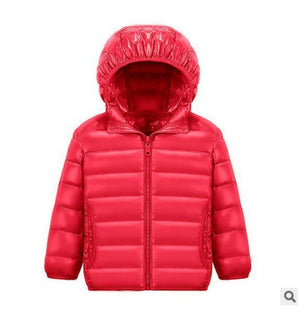 Mindful Yard Down & Parkas red / 3T Children Warm Down Hooded Coats
