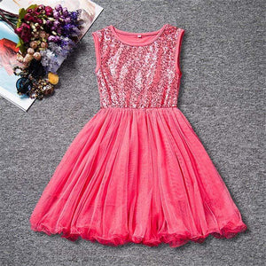 Mindful Yard Dresses Canberry / 2 Elegant Girl's Princess Summer Dresses