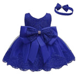 Mindful Yard Dresses Dark blue / 3M Cute Baby Girl's Princess Dresses