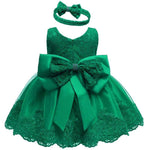 Mindful Yard Dresses Dark green / 12M Cute Baby Girl's Princess Dresses