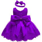 Mindful Yard Dresses Dark purple / 6M Cute Baby Girl's Princess Dresses
