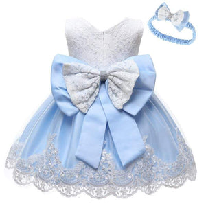 Mindful Yard Dresses Light blue / 18M Cute Baby Girl's Princess Dresses