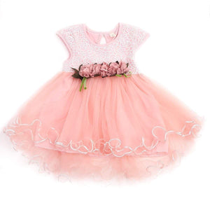 Mindful Yard Dresses Pink / 6M New Toddler Summer Floral Princess Dresses