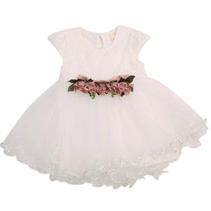 Mindful Yard Dresses White / 6M New Toddler Summer Floral Princess Dresses