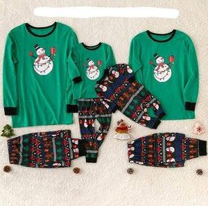 Mindful Yard Family Christmas Pajamas Matching Outfits Green / Baby 6-9M Family Christmas Pajamas Matching Sets