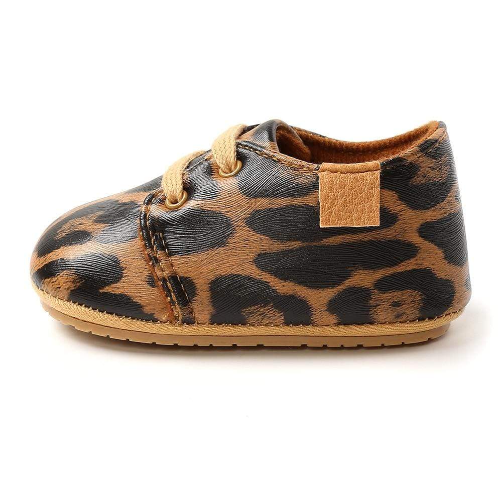 Mindful Yard First Walkers Leopard / 0-6M Luxury Soft Leather First Walkers Baby Shoes