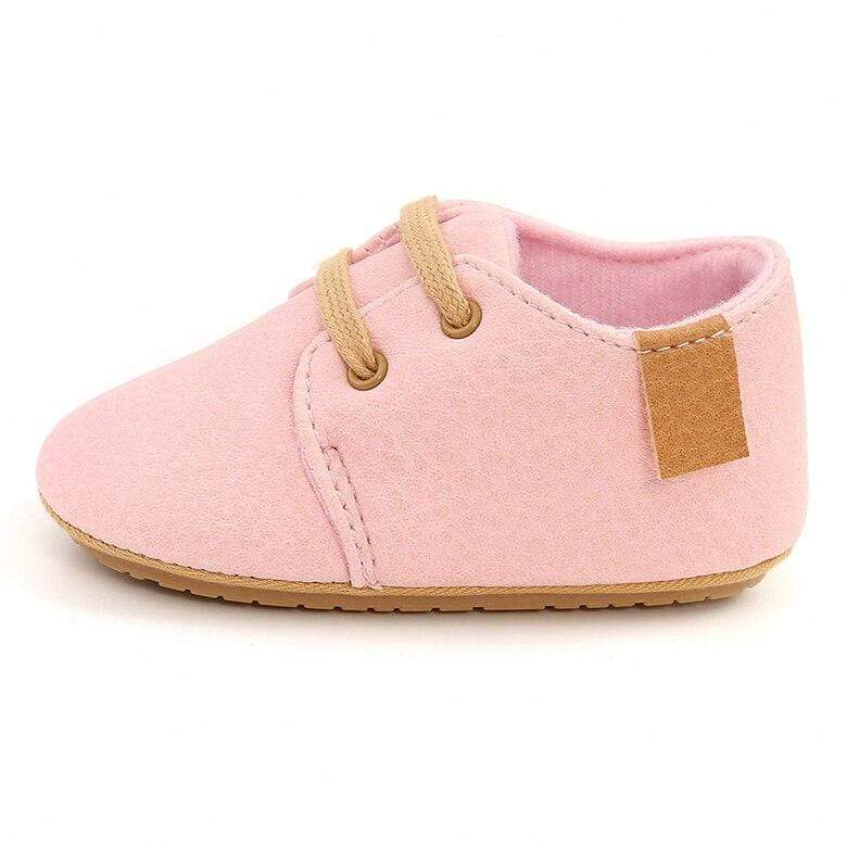 Mindful Yard First Walkers Pink / 0-6M Luxury Soft Leather First Walkers Baby Shoes