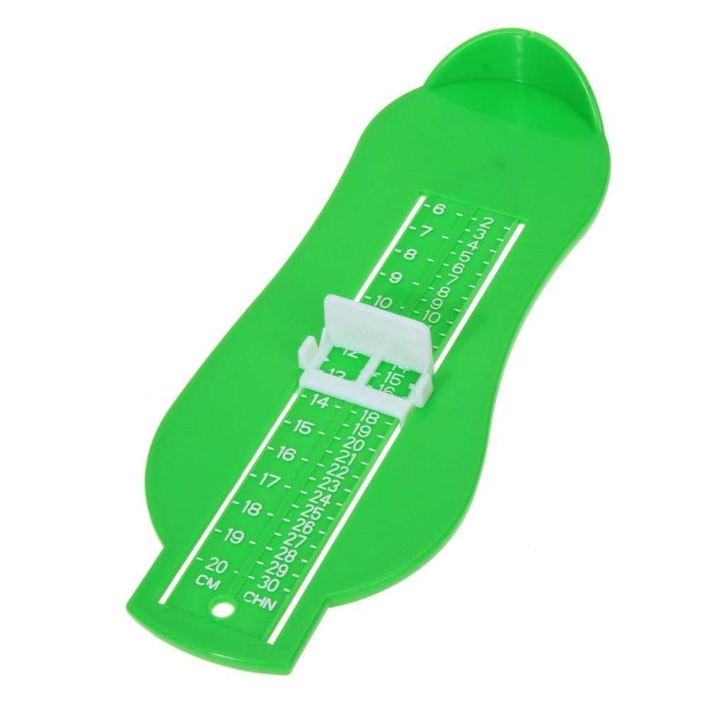 Mindful Yard Foot Size Green / Various Children's Foot Size Measurement Gauge Ruler