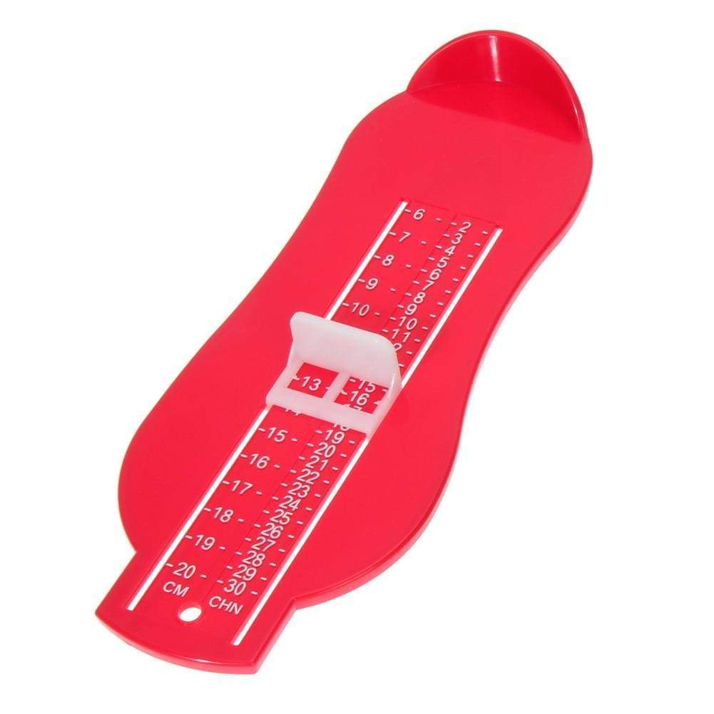Mindful Yard Foot Size Red / Various Children's Foot Size Measurement Gauge Ruler