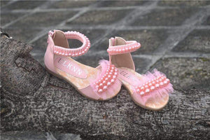 Mindful Yard Girls shoes Pink / 10.5 Girls Designer Princess Sandals