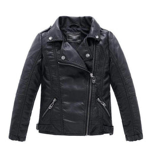 Mindful Yard Jacket Black / 3T / Leather Boy's Faux Leather Jackets