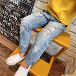 Mindful Yard Jeans Fashionable Children Ripped Denim Jeans