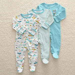 Winter Warm Baby Rompers (3/pack) - Mindful Yard