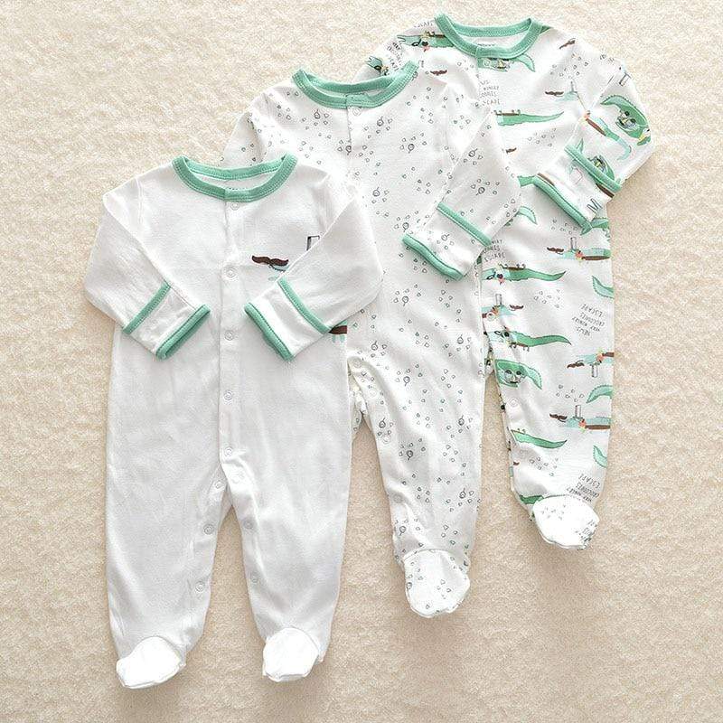 Winter Warm Baby Rompers (3/pack) - Mindful Yard