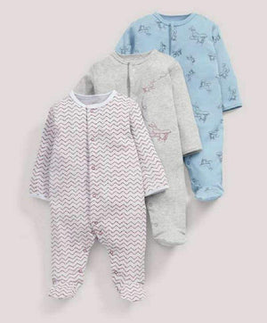 Winter Warm Baby Rompers (3/pack) - Mindful Yard